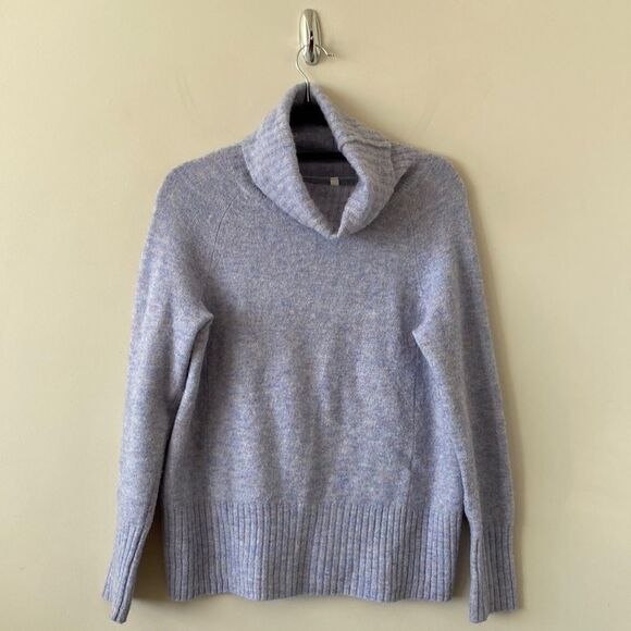 Aritiza - the Group Babaton Lilac Plutarch Cowl Neck Alpaca/Wool Sweater - Picture 2 of 10